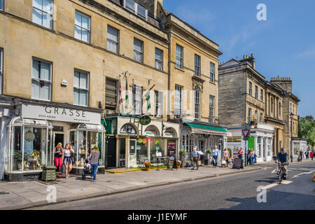 United Kingdom, Somerset, Bath, view of Argyle Street, Bathwick Stock Photo