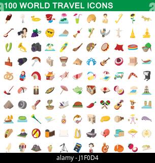 100 australia icons set, cartoon style Stock Vector Image & Art - Alamy