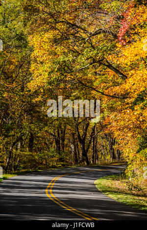 north Carolina mountains roads Stock Photo