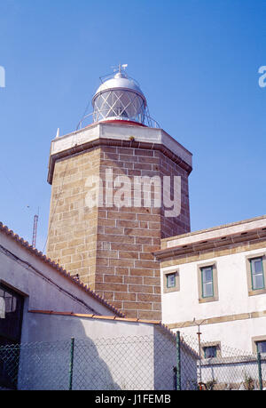 Lighthouse. Finisterre, La Coruña province, Galicia, Spain. Stock Photo