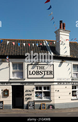 The Lobster Pub Sheringham Norfolk UK Stock Photo - Alamy