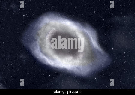 Galaxy with stars in the space Stock Photo