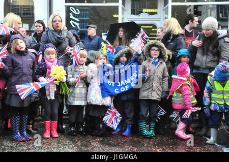 Prince Charles visited the historic town of Clitheroe, Lancashire. he walked up the main high street where there was a food market selling local produce.  Featuring: Prince Charles Where: Liverpool, United Kingdom When: 21 Mar 2017 Credit: Tim Edwards/WENN.com Stock Photo