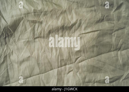 Crumpled fabric background Stock Photo