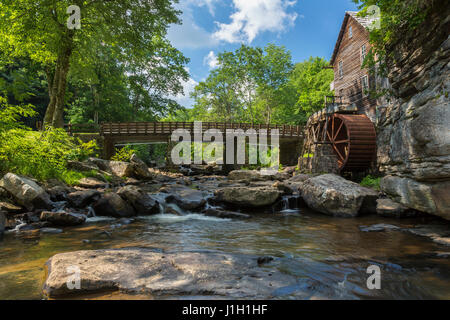 Glade Creek Grist Mill Stock Photo