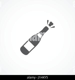 Champagne icon Stock Vector