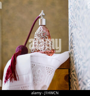 Vintage perfume bottle. Stock Photo