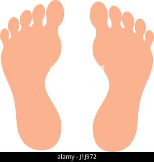 human foot plant icon Stock Vector