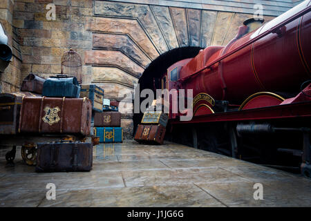 The Wizarding World of Harry Potter at Universal Orlando Resort, Orlando, Florida, USA Stock Photo