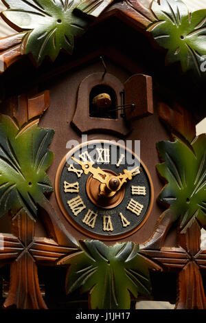 Wooden Cuckoo Clock Stock Photo