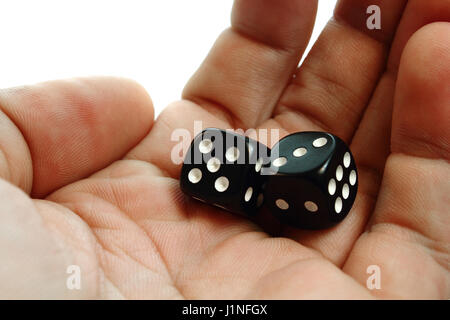 Two dices Stock Photo