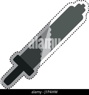 Sword Pixelated videogame Stock Vector