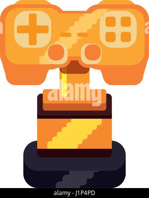 Cup Pixelated videogame Stock Vector
