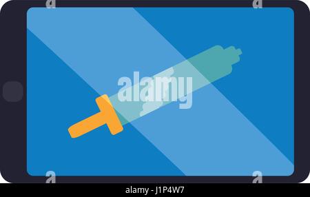 Sword Pixelated videogame Stock Vector