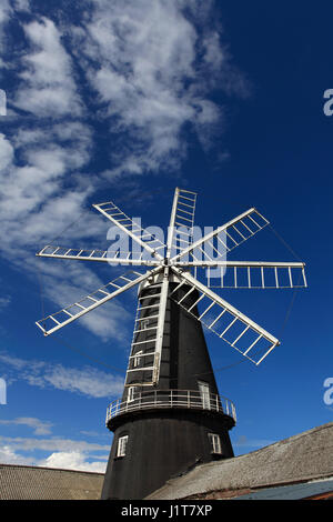 Heckington Windmill, Heckington village, Lincolnshire England, UK Stock Photo