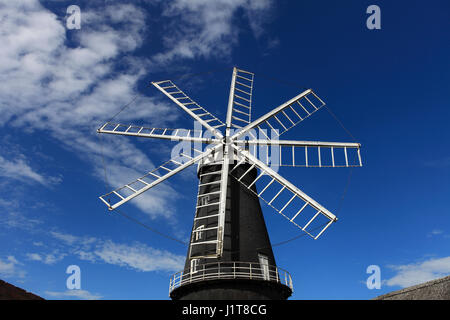 Heckington Windmill, Heckington village, Lincolnshire England, UK Stock Photo