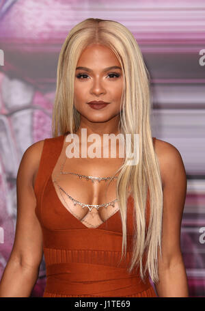 Premiere of Lionsgate's 'Power Rangers' - Arrivals Featuring: Christina Milian Where: Westwood, California, United States When: 22 Mar 2017 Stock Photo