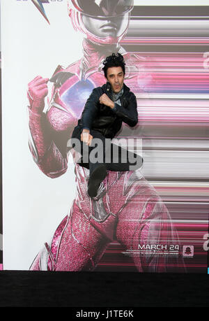 Premiere of Lionsgate's 'Power Rangers' - Arrivals Featuring: Gilles Marini Where: Westwood, California, United States When: 22 Mar 2017 Stock Photo