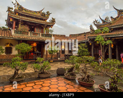 Taipei, Taiwan - October 12, 2016: Taoist Baoan Temple in Taipei city Stock Photo