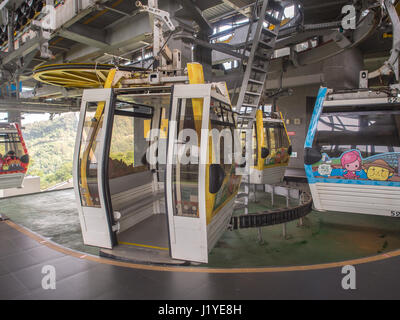 Maokong, Taiwan - October 19, 2016: Maokong Gondola  in New Taipei City Stock Photo