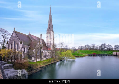 St Alban's church, Copenhagen, Scandinavia, Denmark Stock Photo