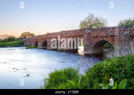 White Mill Bridge, Sturminster Marshall, Dorset, England, UK Stock Photo