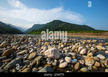 Beautiful landscape view of Bichanakandi. Sylhet, Bangladesh. Stock Photo