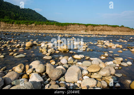 Beautiful landscape view of Bichanakandi. Sylhet, Bangladesh. Stock Photo