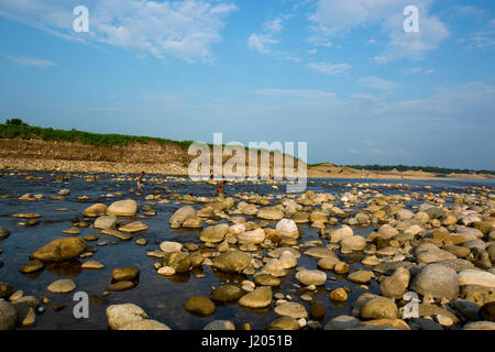 Beautiful landscape view of Bichanakandi. Sylhet, Bangladesh. Stock Photo