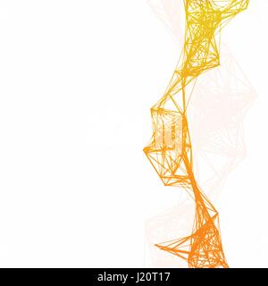 Graphic background molecule and communication. Stock Vector