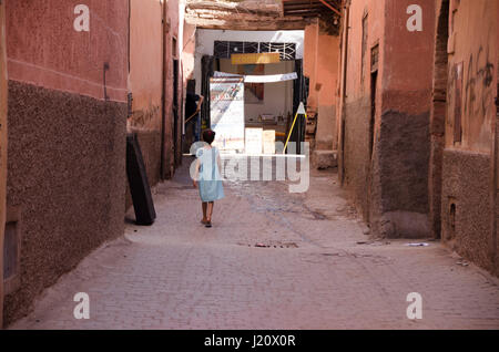 Lifestyle in the streets of Marrakech Stock Photo