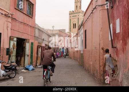 Lifestyle in the streets of Marrakech Stock Photo