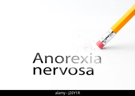 Pencil with eraser Stock Photo
