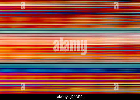 Colorful horizontal background stripes with red, blue, green elements Stock Photo