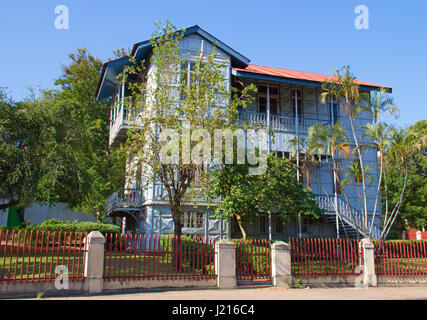 Famous Iron House build in the 19th century in Maputo, Mozambique Stock Photo