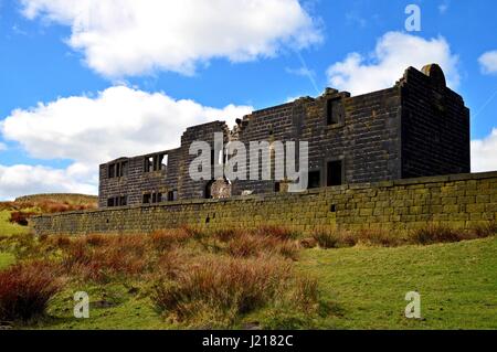 Red Dykes Farm, Withens Clough Stock Photo