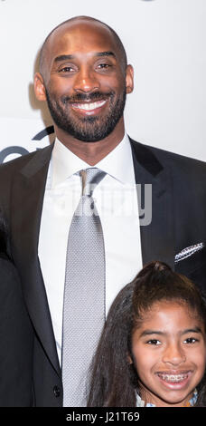 New York, USA. 23rd Apr, 2017. NEW YORK, NY, USA - APRIL 23: Former Los Angeles Laker's Basketball Planer Kobe Bryant attends the 2017 Tribeca Film Festival's Tribeca Talks: Storytellers: Kobe Bryant with Glen Keane at BMCC Tribeca PAC, Manhattan Credit: Sam Aronov/Alamy Live News Stock Photo