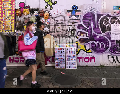 Tokyo, Japan. 23rd Apr, 2017. Harajuku Tokyo Japan on Monday April 23, 2017. Photo by: Ramiro Agustin Vargas Tabares Credit: Ramiro Agustin Vargas Tabares/ZUMA Wire/Alamy Live News Stock Photo