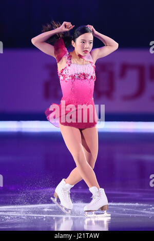 Tokyo, Japan. 23rd Apr, 2017. Marin Honda, APRIL 23, 2017 - Figure Skating : ISU World Team Trophy 2017 Exhibition at 1st Yoyogi Gymnasium, Tokyo, Japan. Credit: YUTAKA/AFLO SPORT/Alamy Live News Stock Photo