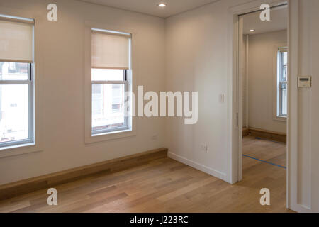 A newly renovated two-bedroom apartment for rent in Lower Manhattan Stock Photo