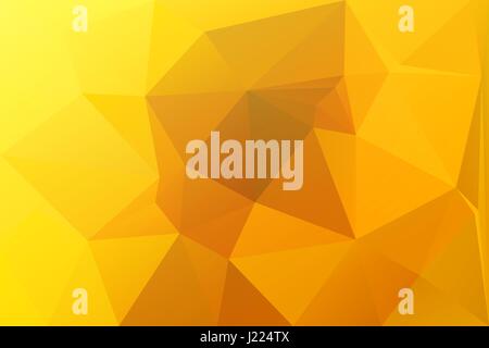 Bright golden yellow abstract low poly geometric background with defocused  lights Stock Vector Image & Art - Alamy