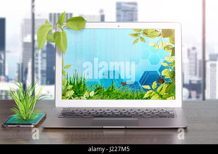 Business Technology Internet and network concept . Stock Photo