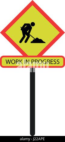 Work in progress Stock Vector