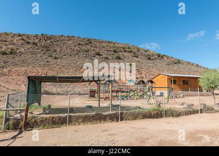 ZOAR, SOUTH AFRICA - MARCH 25, 2017: A pre-primary school in Zoar, a village in the Western Cape Province Stock Photo