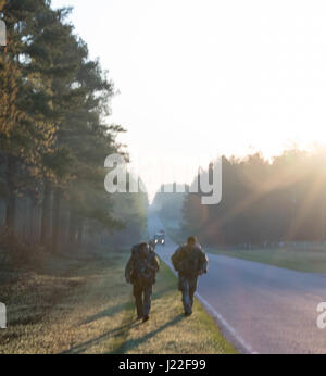 FORT BRAGG, NC - Soldiers of the 528th Sustainment Brigade (Special Operations) (Airborne) participated in the Brigade's 2017 Best Warrior Competition.  The week long ordeal tests the Soldiers' skills and abilities, and proves both to themselves and their leade3rs that they deserve the chance to compete in this year's 1st Special Forces Command Best Warrior Competition to prove they are the best in the community.  While all the Soldiers invovled did their utmost to prove themselves, only one will be qualified to move on to the next level.  (U.S. Army Photo By Sergeant Vance Williamson) Stock Photo