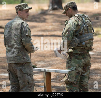 FORT BRAGG, NC - Soldiers of the 528th Sustainment Brigade (Special Operations) (Airborne) participated in the Brigade's 2017 Best Warrior Competition.  The week long ordeal tests the Soldiers' skills and abilities, and proves both to themselves and their leade3rs that they deserve the chance to compete in this year's 1st Special Forces Command Best Warrior Competition to prove they are the best in the community.  While all the Soldiers invovled did their utmost to prove themselves, only one will be qualified to move on to the next level.  (U.S. Army Photo By Sergeant Vance Williamson) Stock Photo