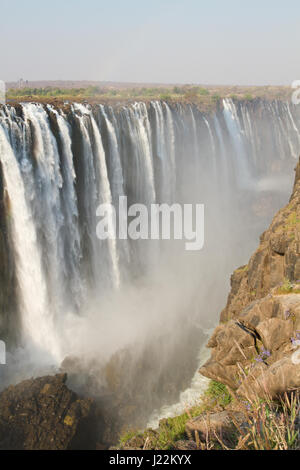 Victoria Falls in Zimbabwe, Africa Stock Photo