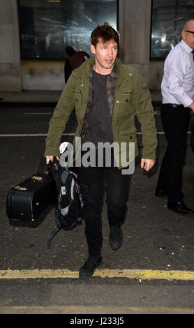 James Blunt arrives at BBC Radio 2 Featuring: James Blunt Where: London