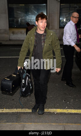 James Blunt arrives at BBC Radio 2 Featuring: James Blunt Where: London