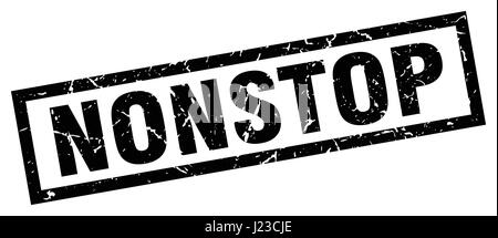 square grunge black nonstop stamp Stock Vector Image & Art - Alamy